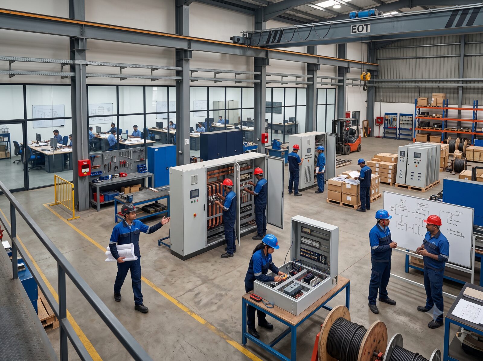 A typical day on the Rise Engineering shop floor